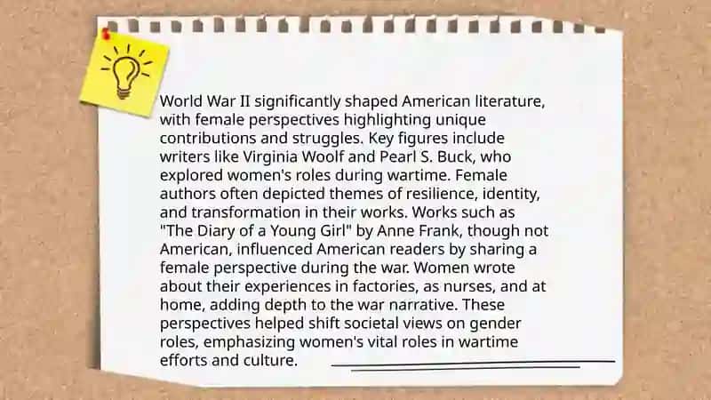 The Theme of World War II in American Literature 4