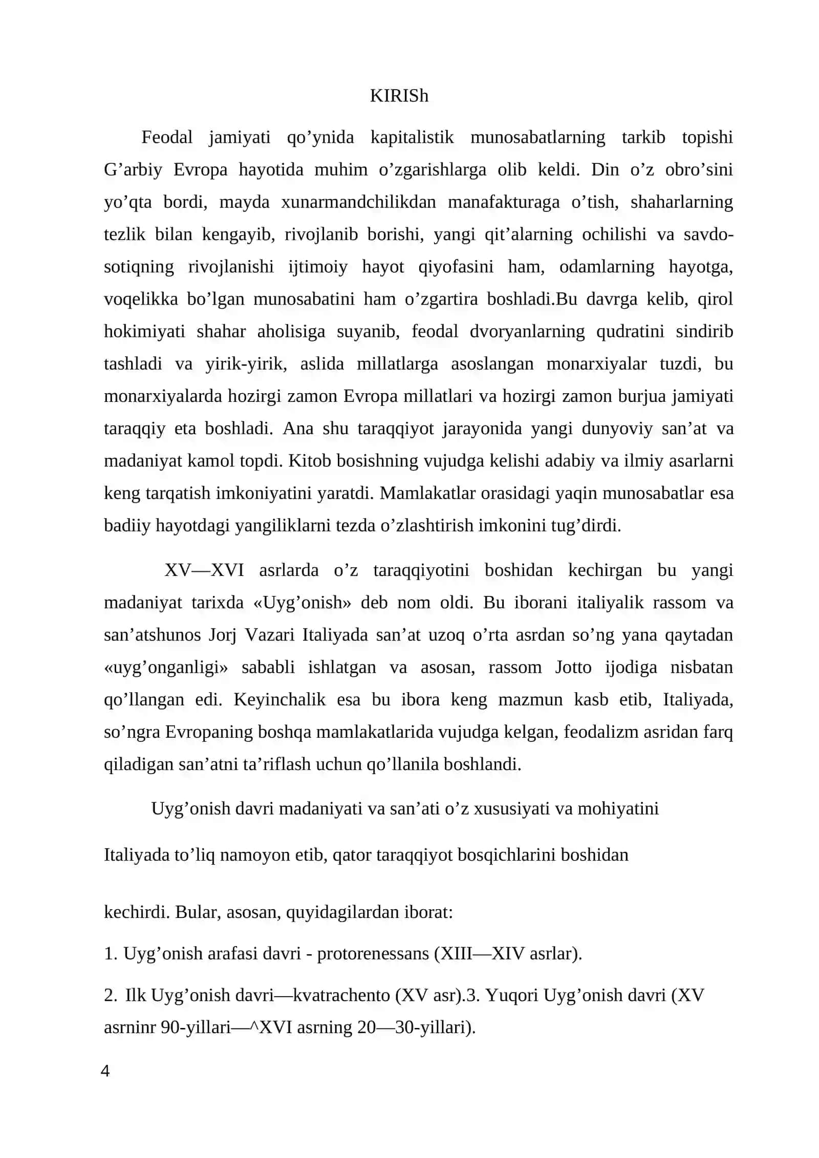Feodal jamiyati qo'ynida kapitalistik munosabatlarning tarkib topishi 4