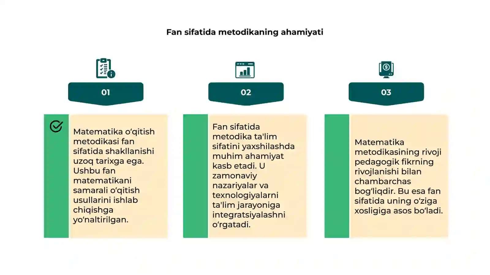 Matematika o‘qitish metodikasi predmeti va fan sifatida shakllantirish tarixi 4