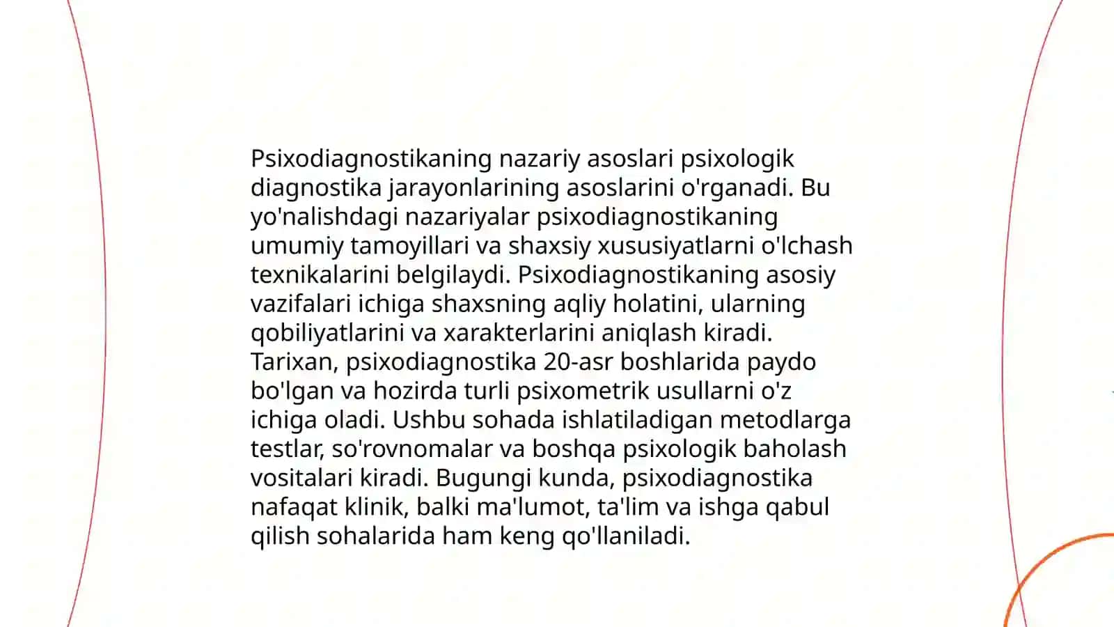 Psixodiagnostika fan va amaliy faoliyat 4