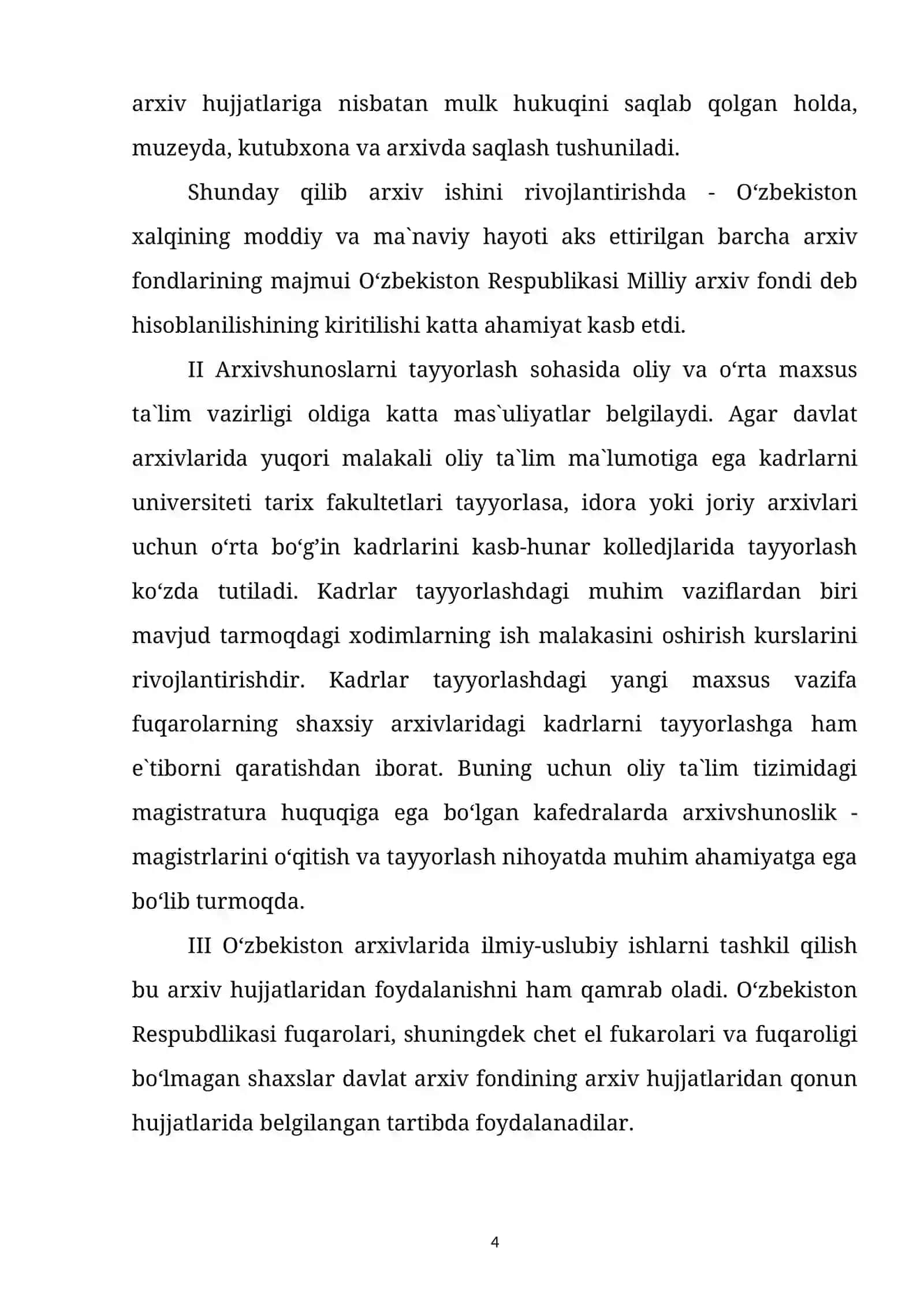 Arxivshunoslik va Arxiv ishi Nazariyasi 4
