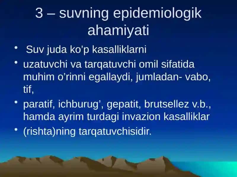 DPMlar suv bilan taminlanishi 4