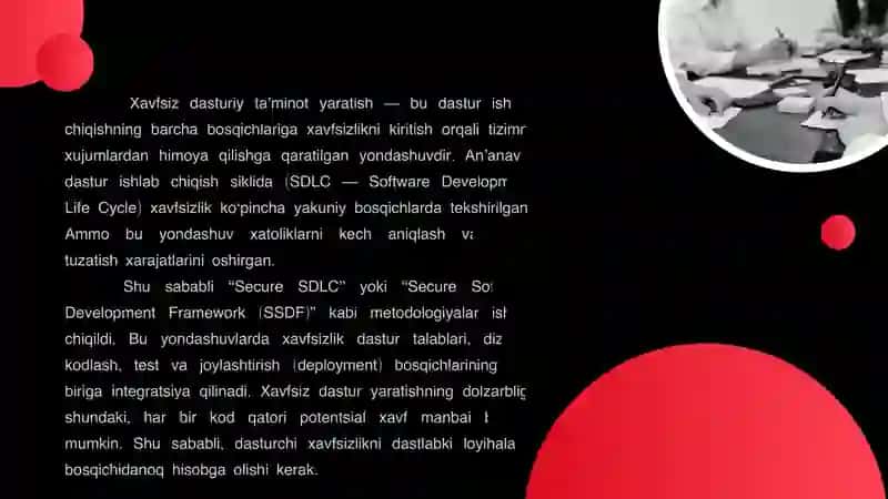 XAVFSIZ DASTURIY VOSITALARNI YARATISHNING DOLZARBLIGI VA UNDAGI MUAMMOLAR 4