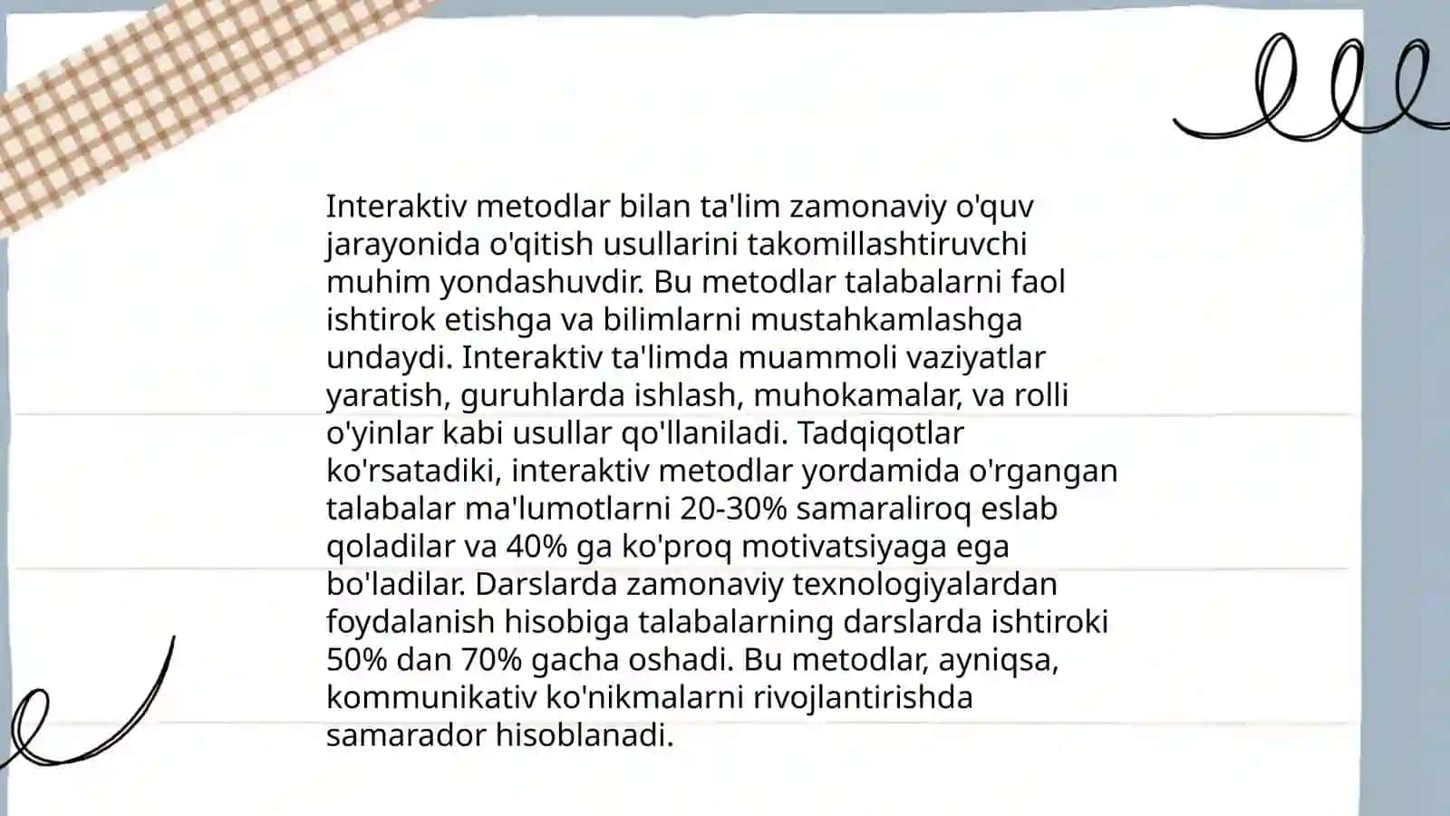 Dars ishlanmasi va slaydlar tayyorlash 4