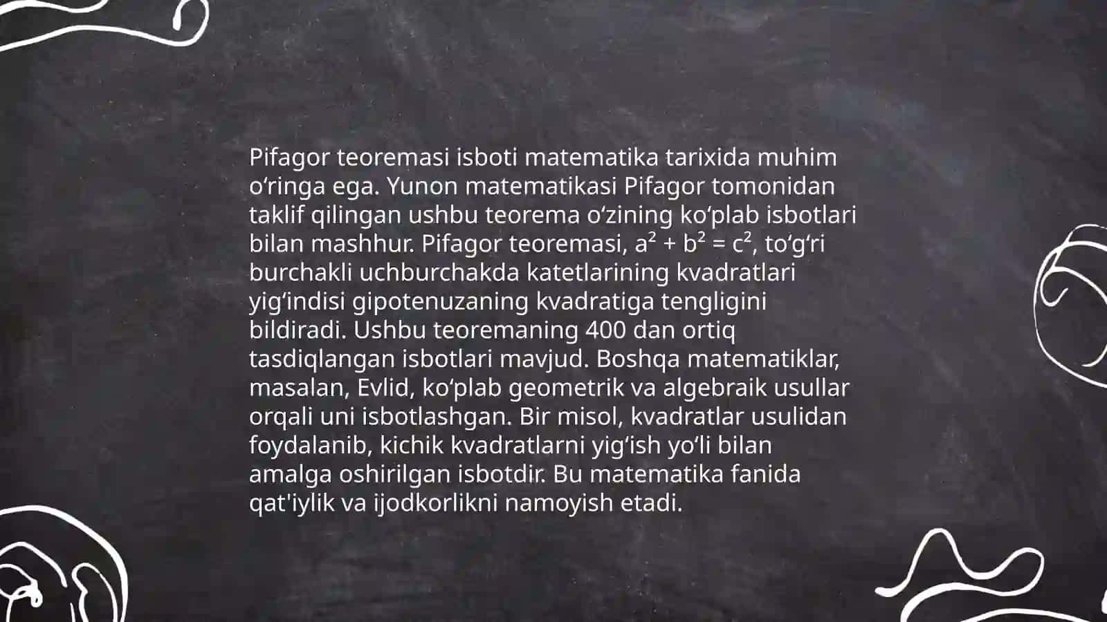 Pifagor teoremasi 4