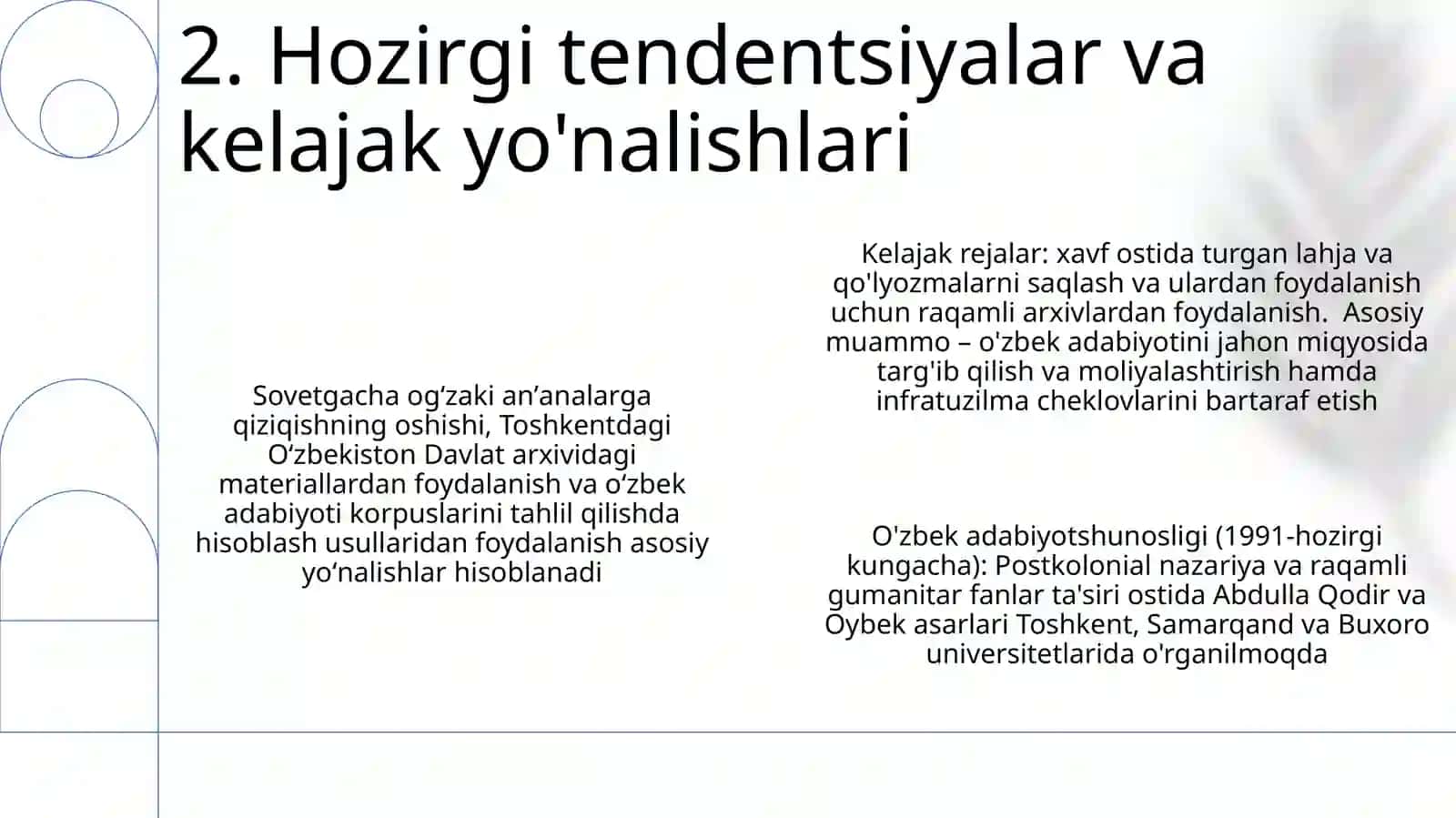 O'zbek adabiyotshunoslari VA ularning fan rivojida tutgan o'rni 4