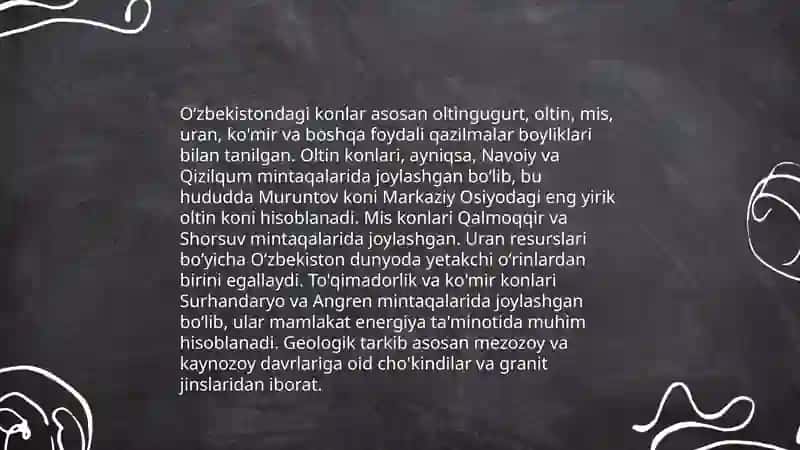 Oʻzbekistonning foydali qazilmalariʼʼ mavzusini oʻrganish metodikasi. Kuzatish va tajribalarni tashkil etish usulini oʻrganish 4