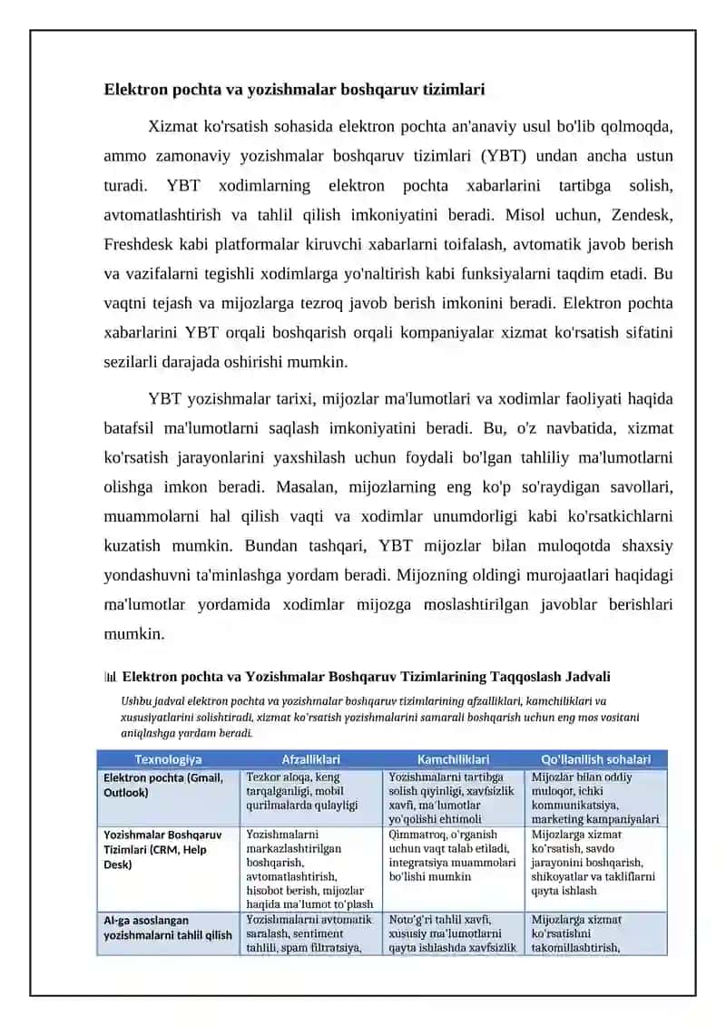 Xizmat yozishmalari bilan ishlash texnologiyalari 4