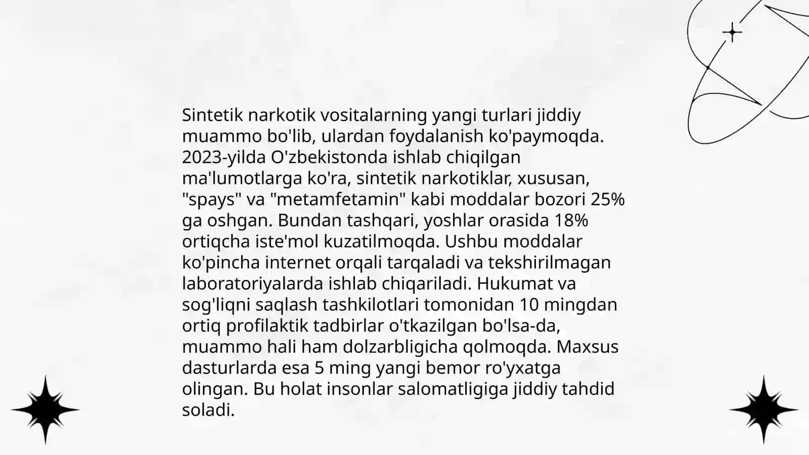 Tabiiy va sintetik narkotik vositalar. Foydasi va zarari 4