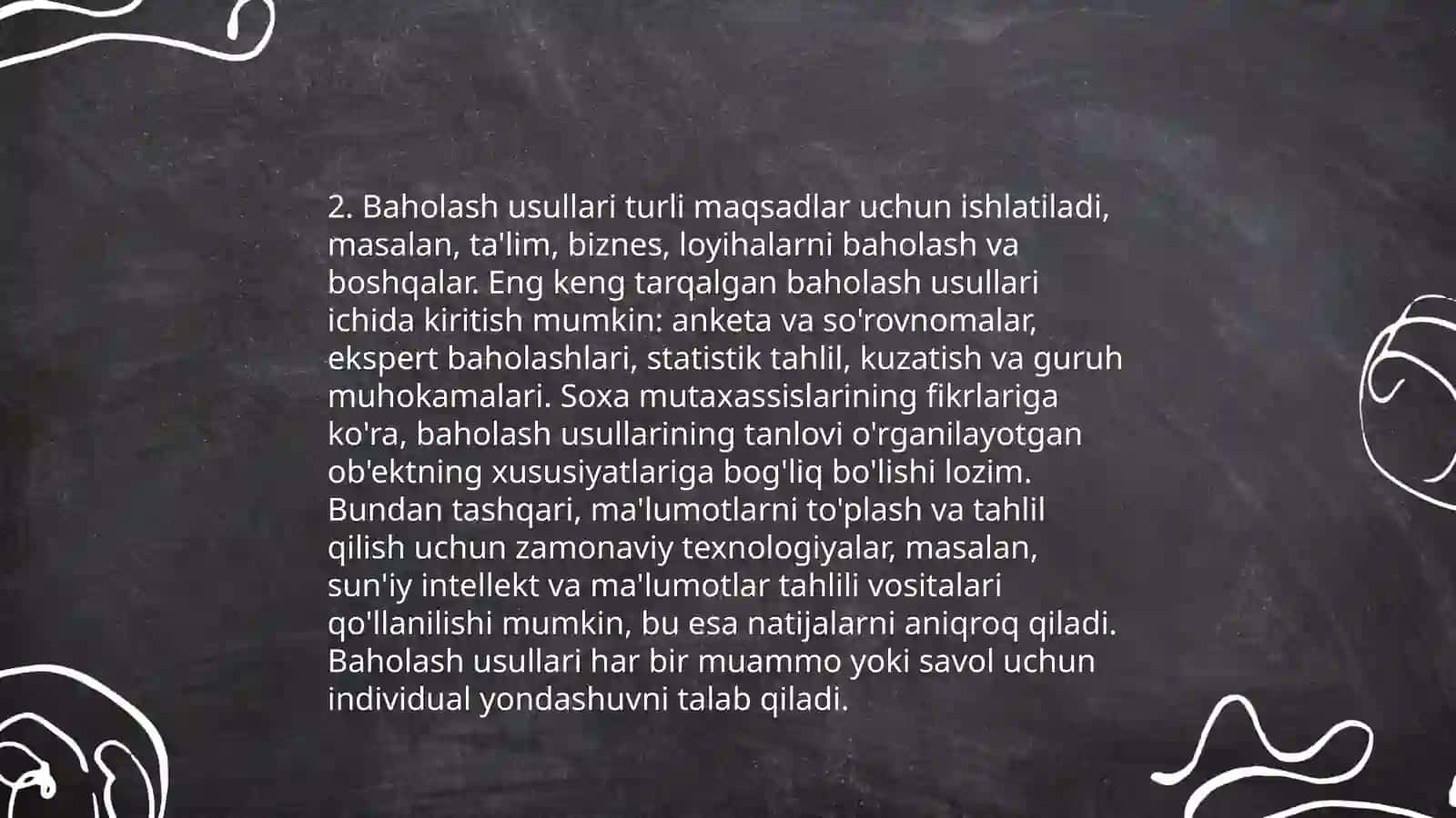 Ta'lim tarbiya jarayonida ta'lim sifatini baholash 4