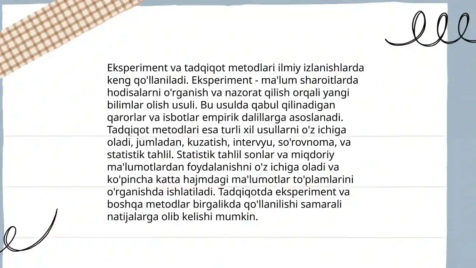 Oʻquvchilarning ilmiy dunyoqarashini shakllantirish. Aqliy tarbiya 4