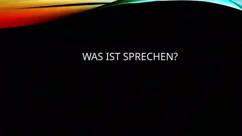WAS ISTsPRECHEN? 4