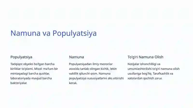 Biologiyada Statistik Tahlil: Ilmiy Tadqiqotlarning Asosiy Qalbi 4