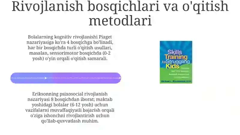 Bolalarda Ko'nikma va Odatlarni Rivojlantirish 4