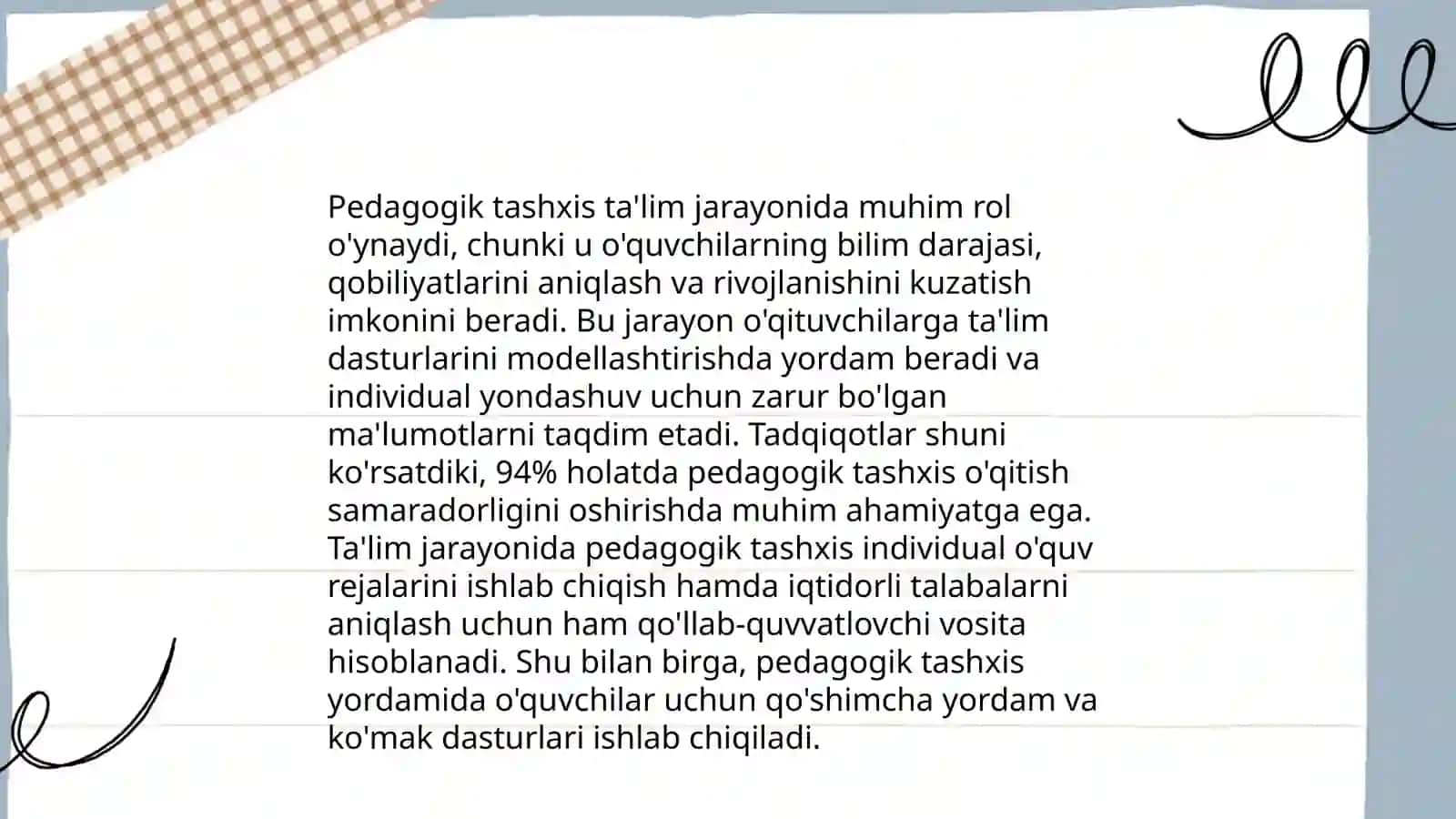 Umumiy o'rta ta'lim maktablarini pedagogik tashxislash 4