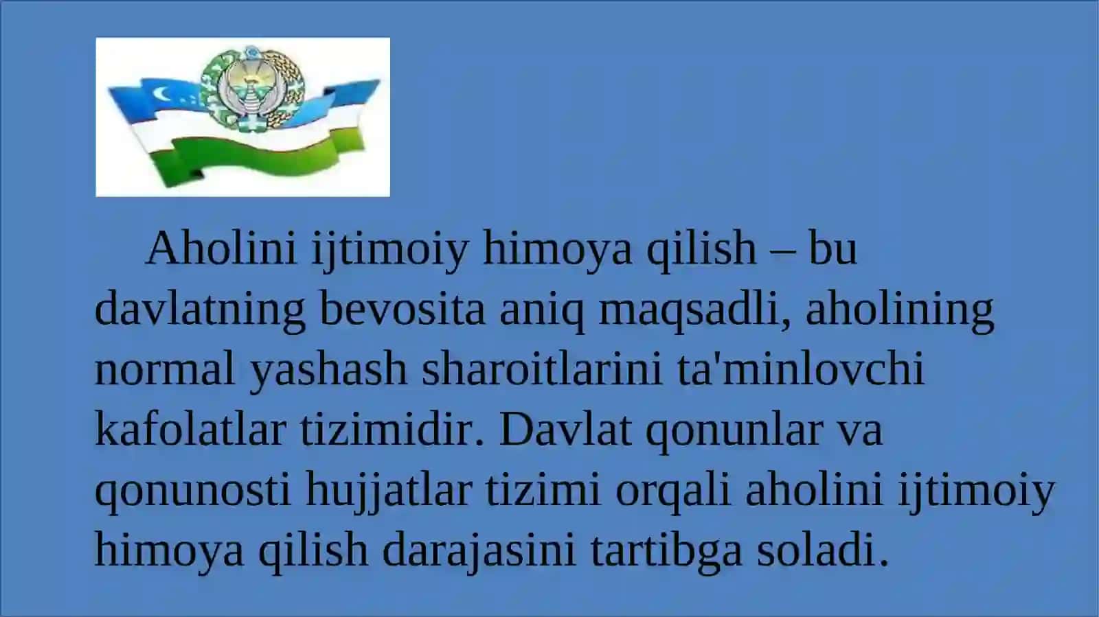 Kuchli ijtimoiy siyosatning adolat mezonlari 4