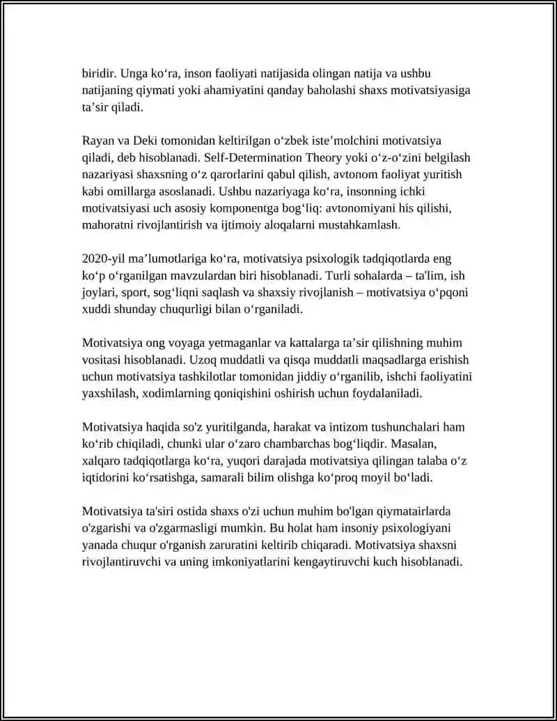 XULQ-ATVOR VA FAOLIYAT MOTIVASIYALARI 4