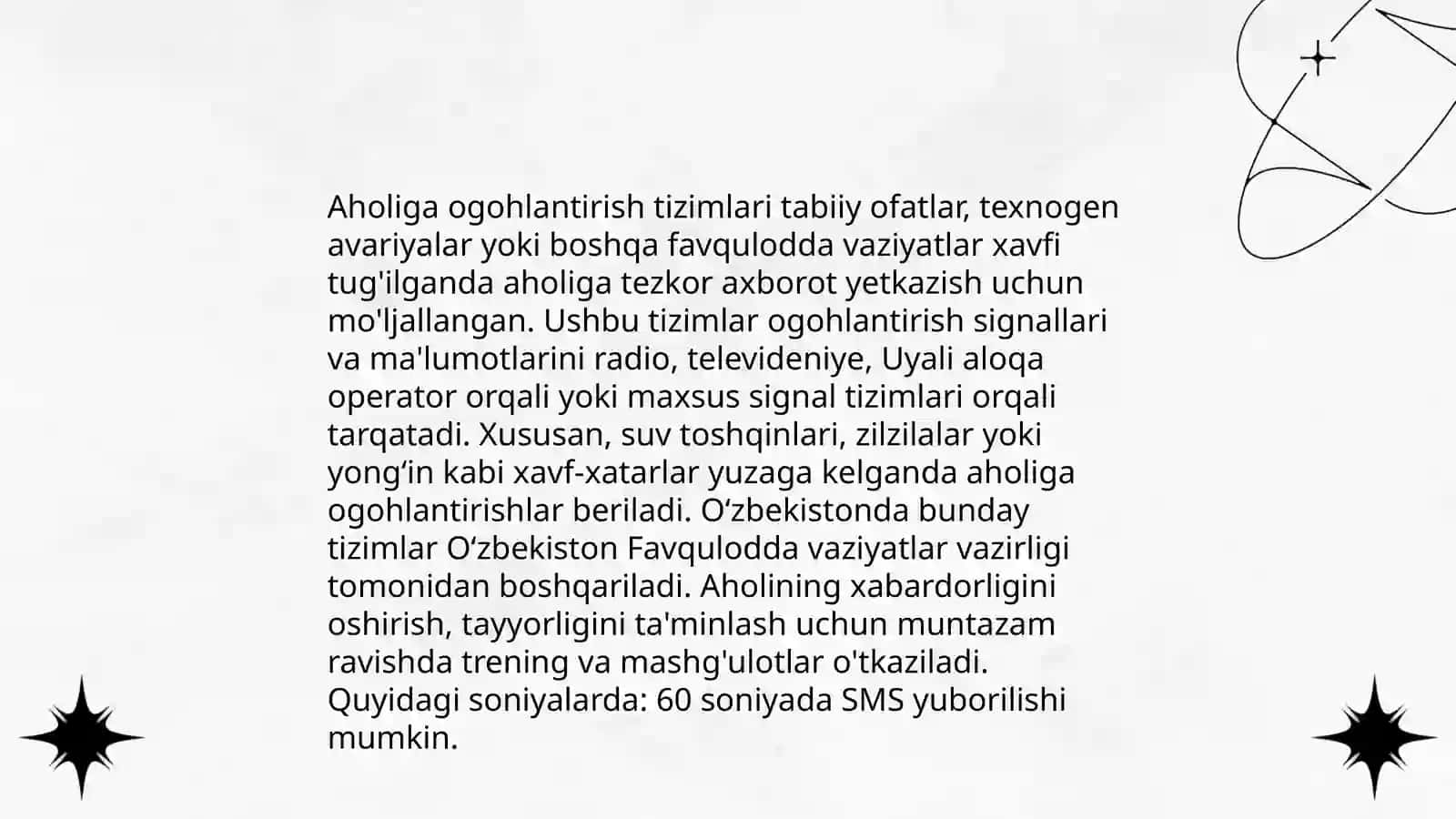 Favqulotda vaziyatlar xavfi tugʻilganda 4