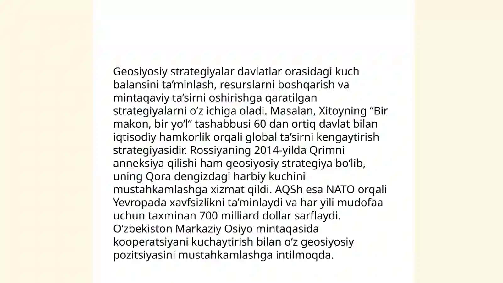 Geosiyosat faning maqsad va vazifalari 4