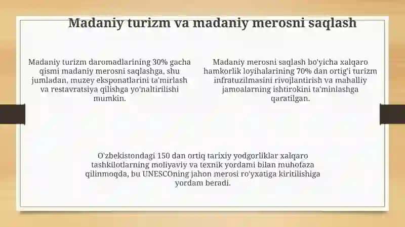 Madaniy merosni saqlashda xorij tajribasi 4