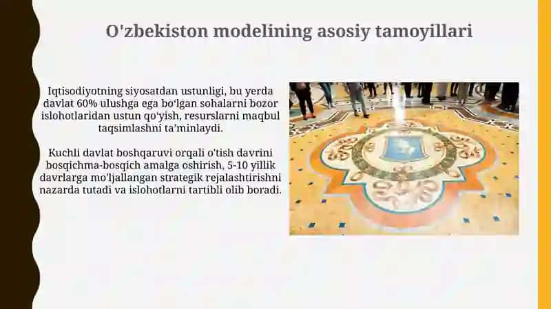 O'zbekiston taraqqiyot modeli 4