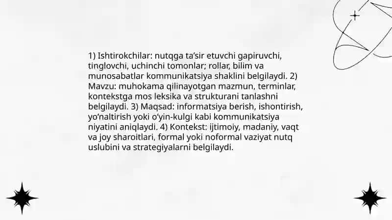 Nutqiy holat va nutqiy vaziyat 4