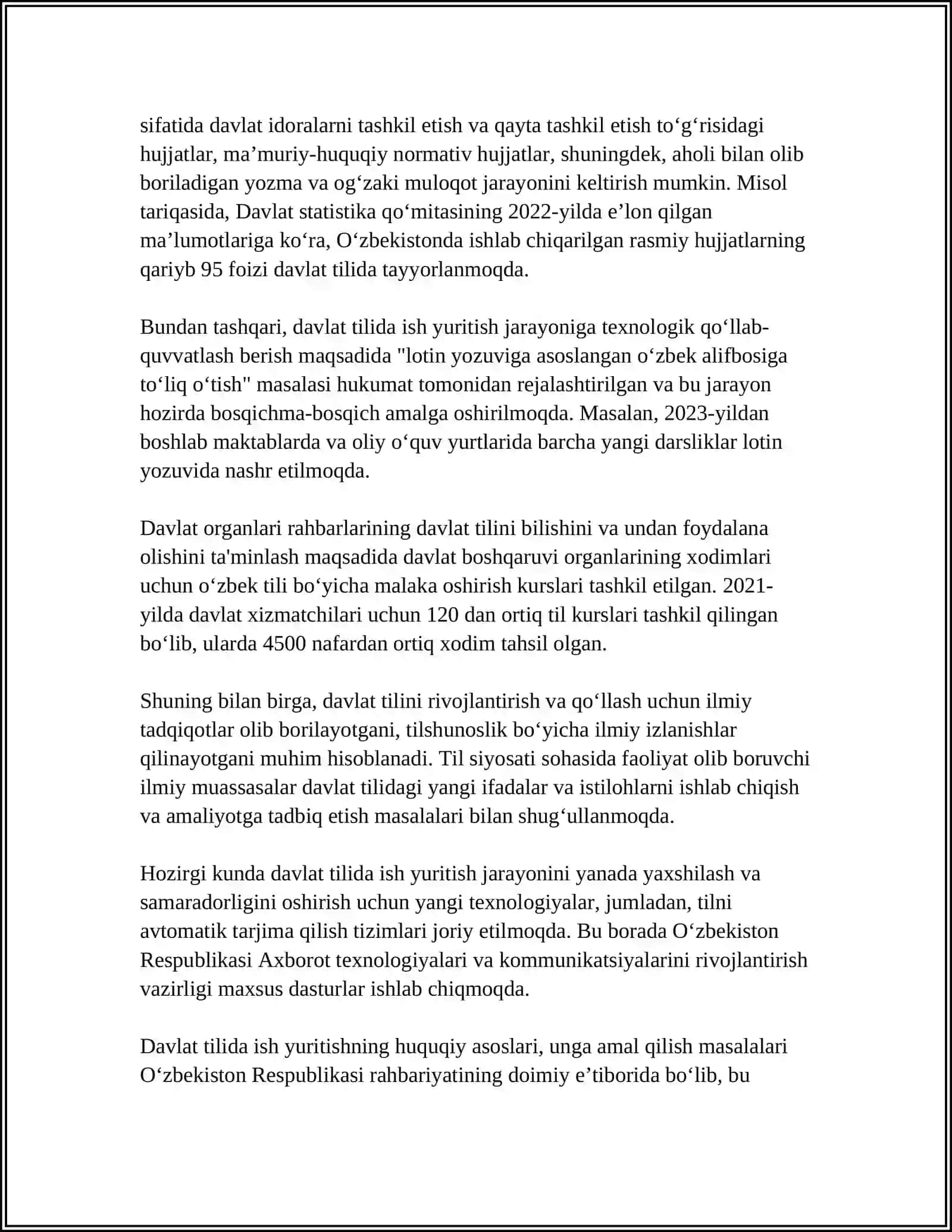 DAVLAT TILIDA ISH YURITISH FANINING MAQSADI VA VAZIFASI 4