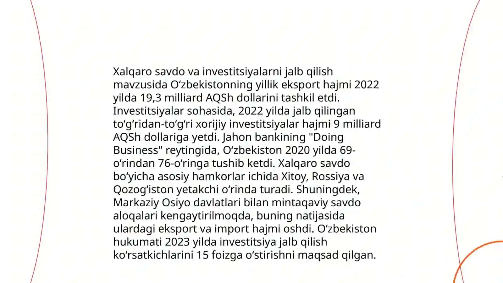 O‘zbekiston jahonga yuz tutmoqda 4