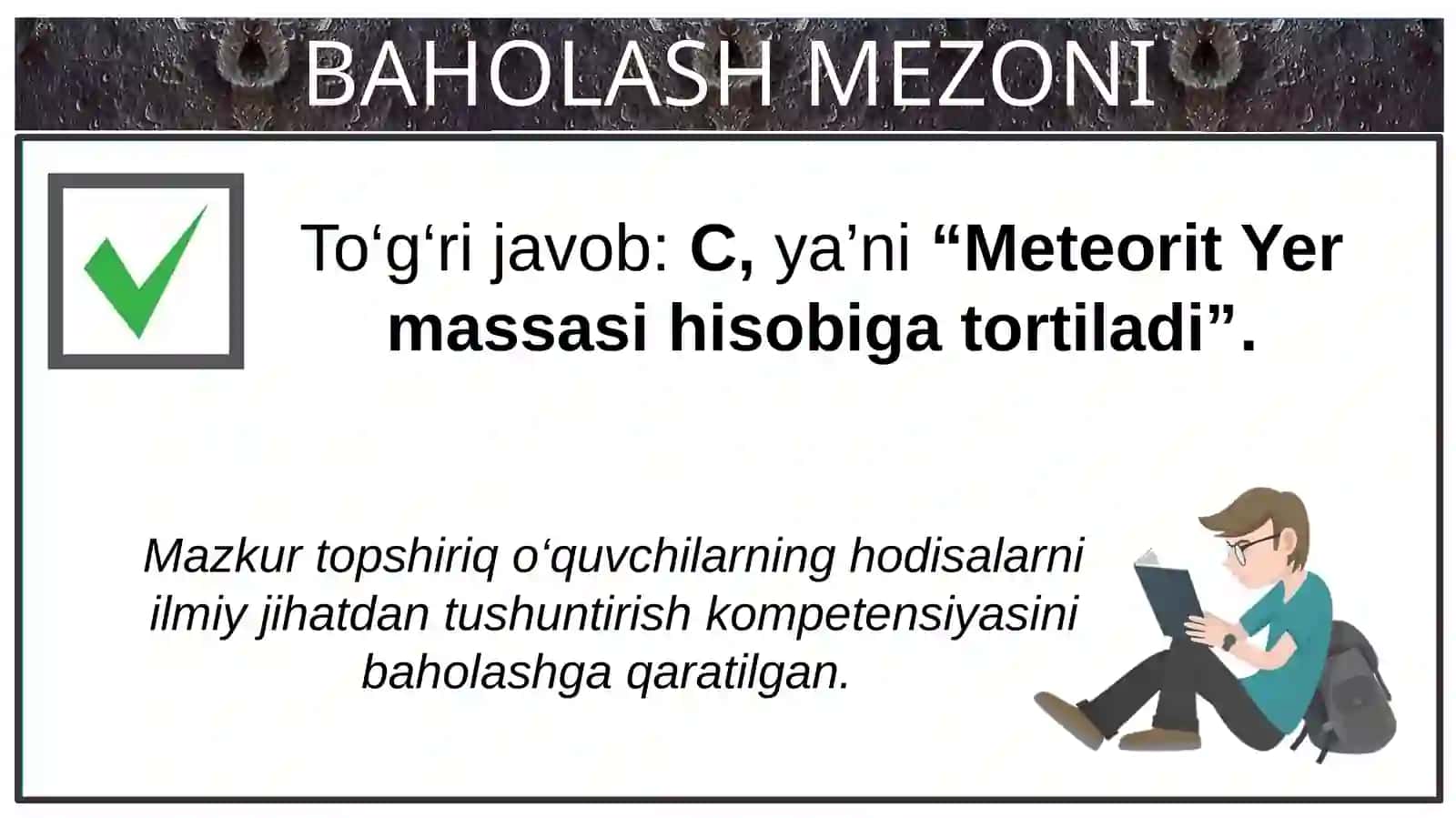 METEORITLAR VA KRATERLAR 4