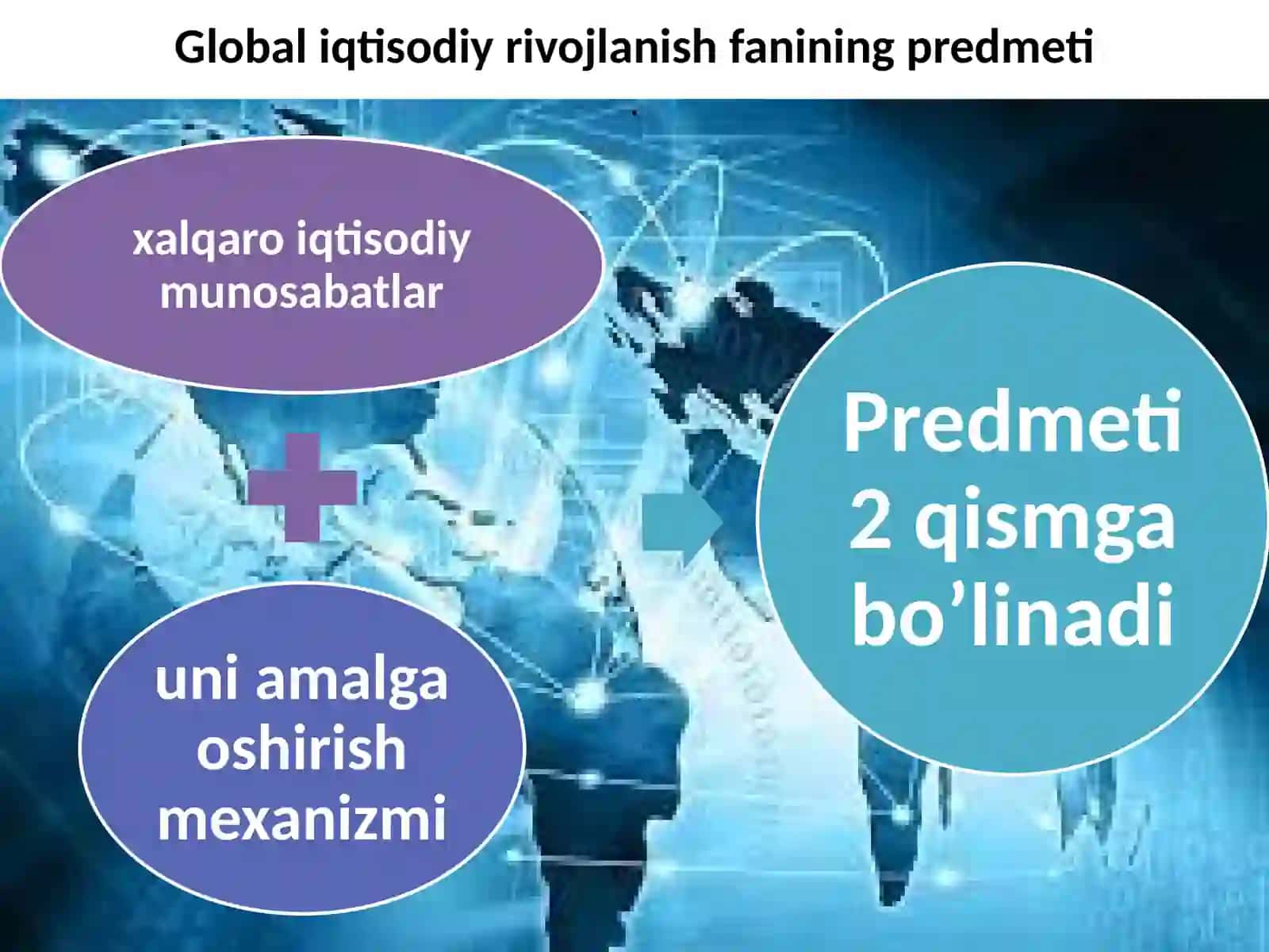 Global iqtisodiy rivojlanish fanining predmeti va vazifalari 4