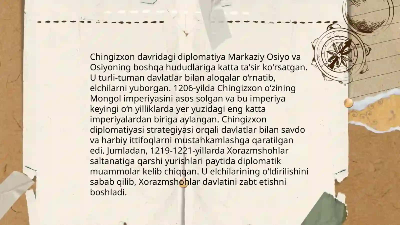 Chingizxon yuritgan siyosat 4