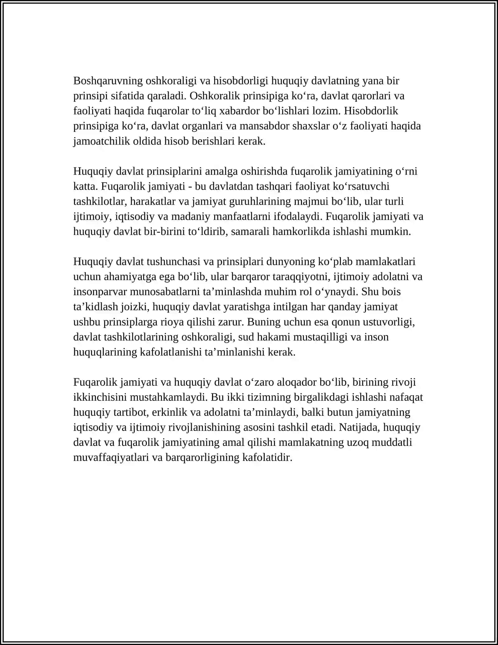 HUQUQIY DAVLAT VA FUQOROLIK JAMIYATI 4