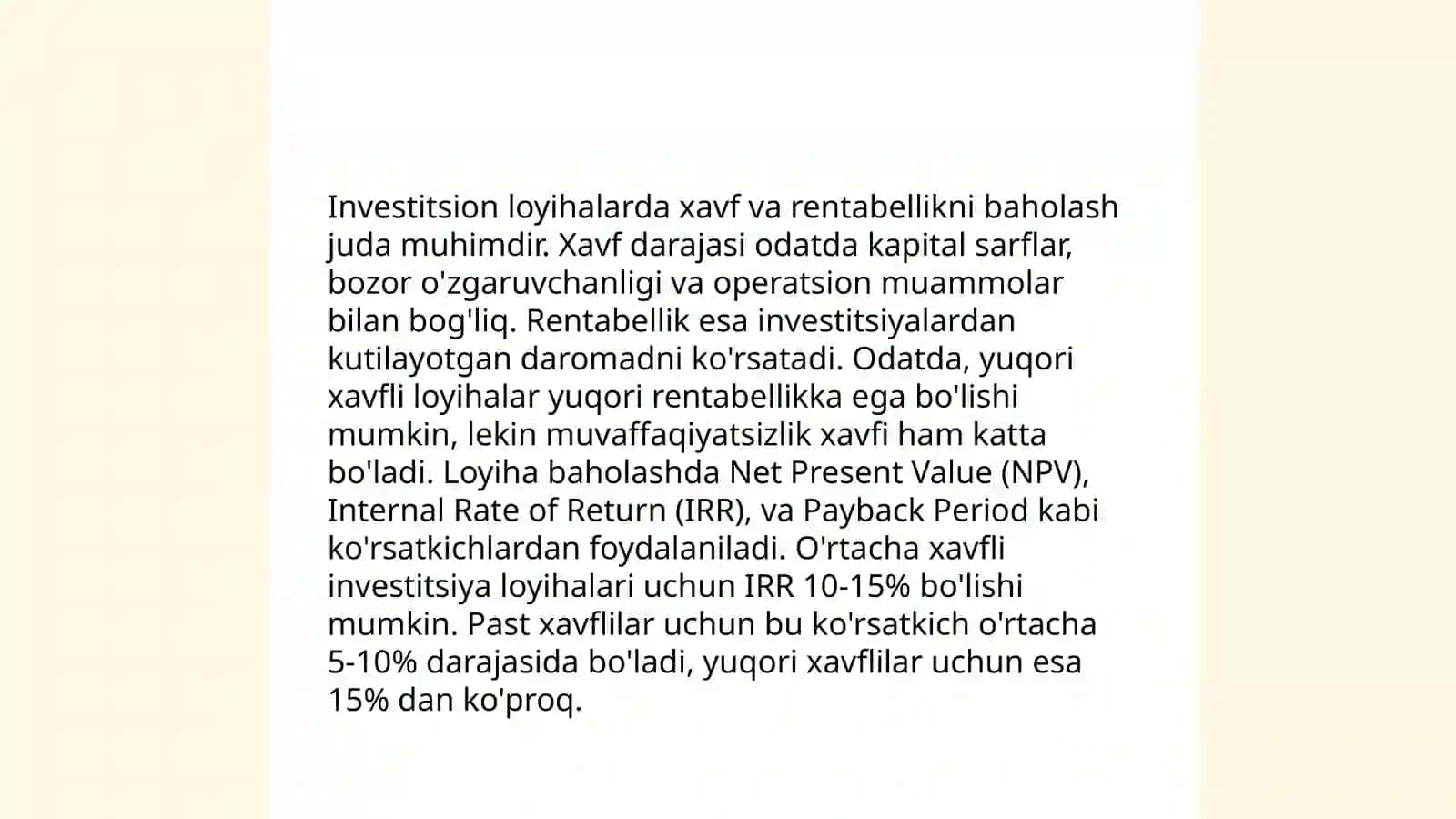 Investitsion portfelni shakllantirish reja 4