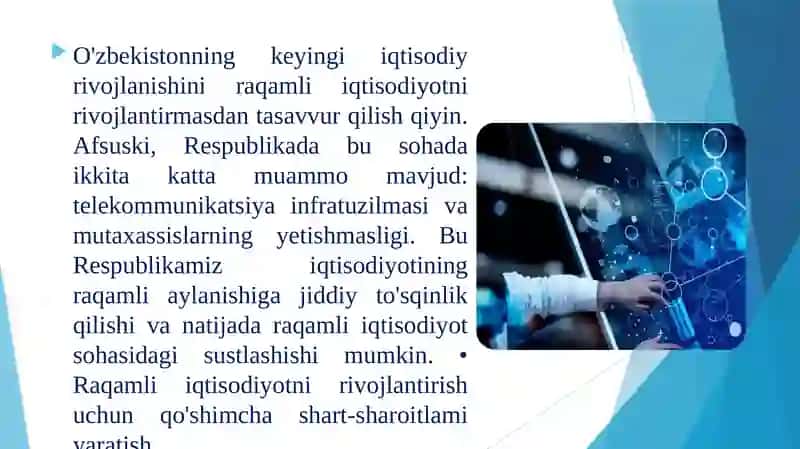 RAQAMLI IQTISODIYOTNI RIVOJLANTIRISHDA AXBOROT KOMUNIKATSIYA TEXNALOGIYALARI 4