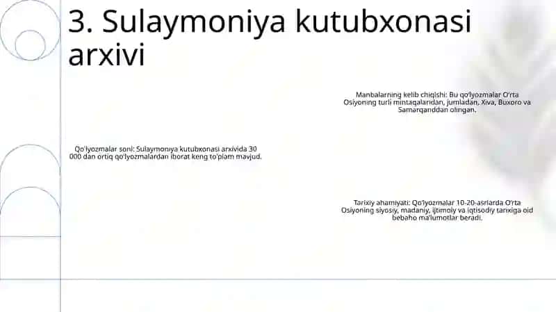 O'Rta Osiyo Tarixiga Oid Turkiyada Saqlanayotgan Manbalar 4