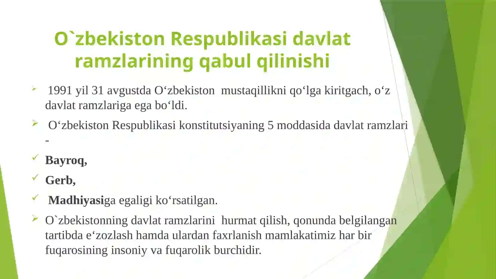 O`zbekiston tanlagan mustaqil rivojlanish yo‘li va uning ahamiyati 4