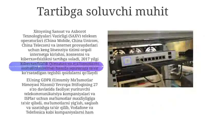 Tarmoqli texnologiyalari va Internet xizmatlari 4
