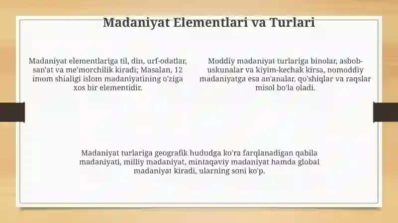 Madaniyat va sivilizatsiya 4