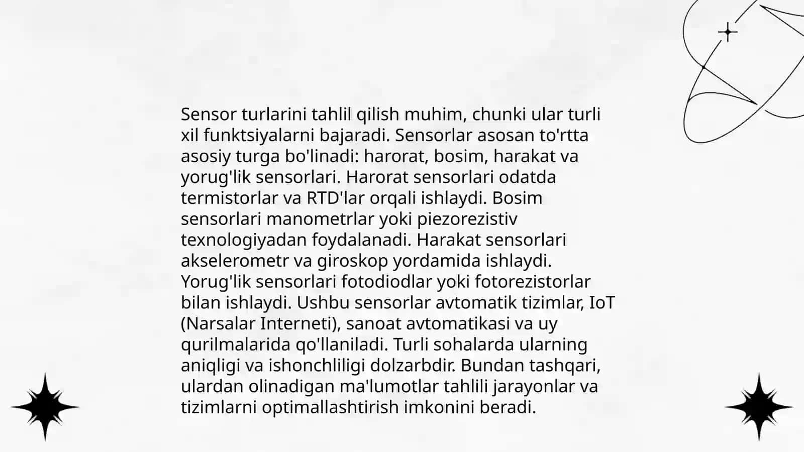 Datchik ma'lumotlarini qayta ishlash 4