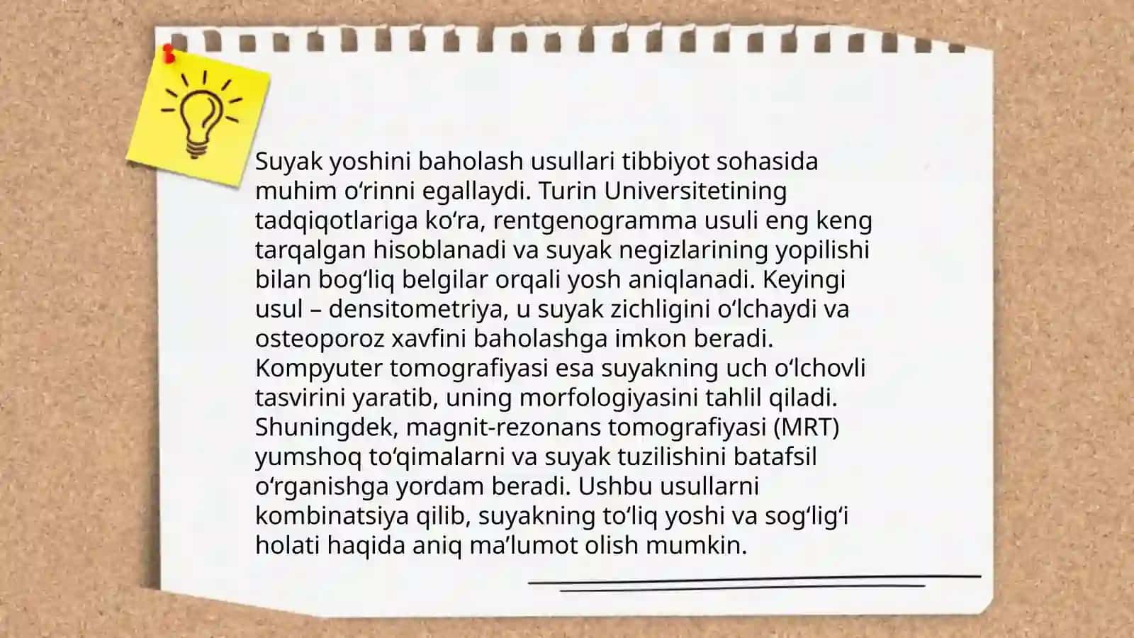 Suyaklarga qarab bola yoshini baxolash 4