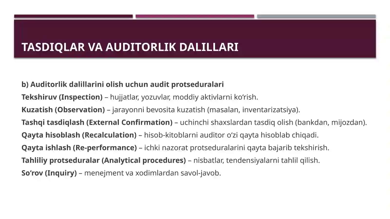 Audit dalillari 4