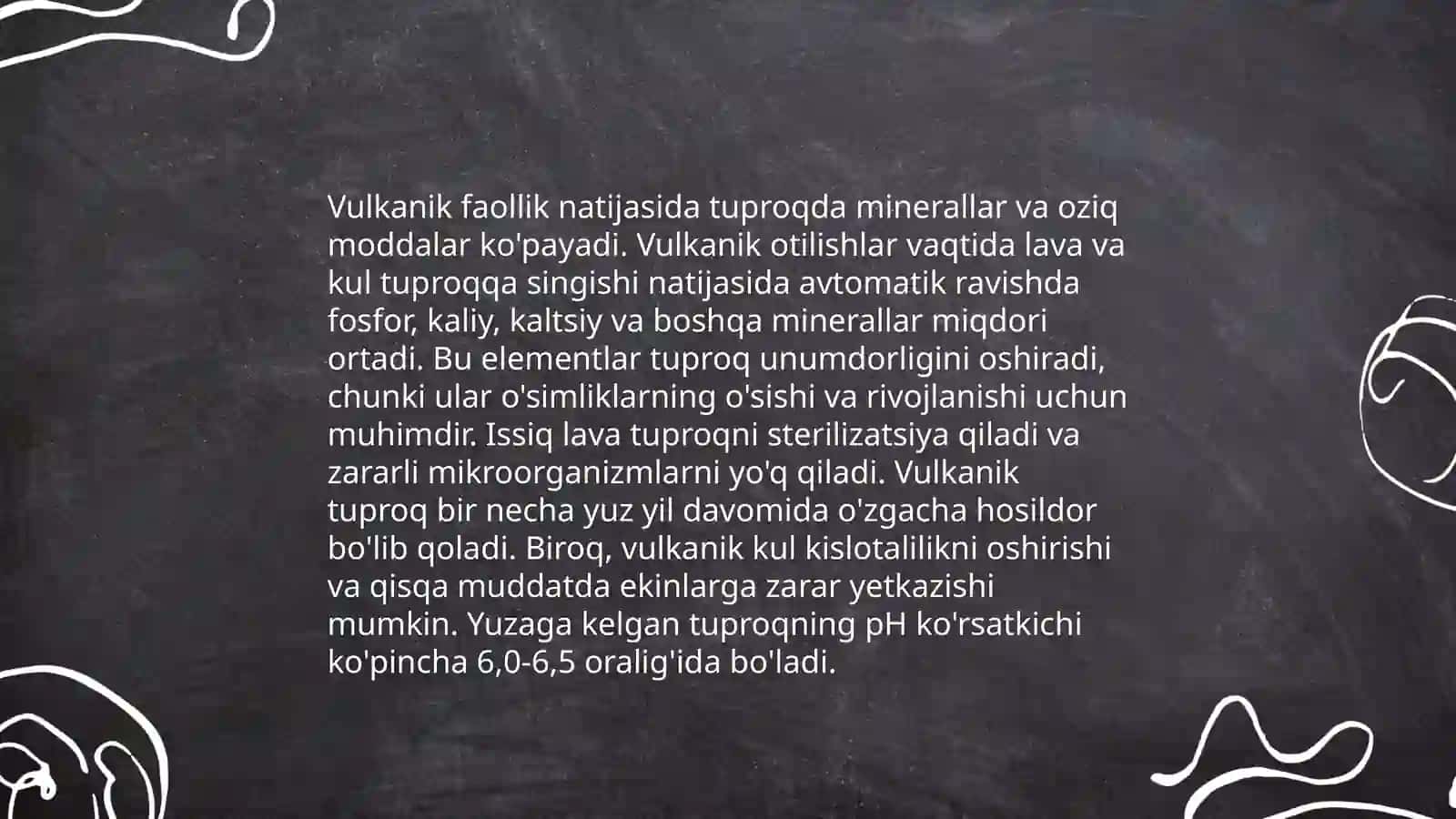 Vulkonogen tuproqlar 4