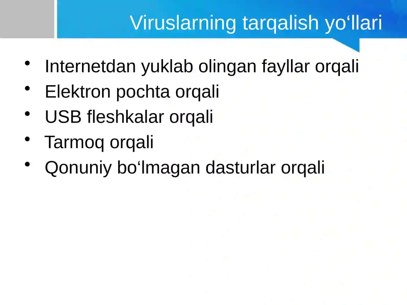 Kompyuter viruslari va ulardan himoyalanish 4
