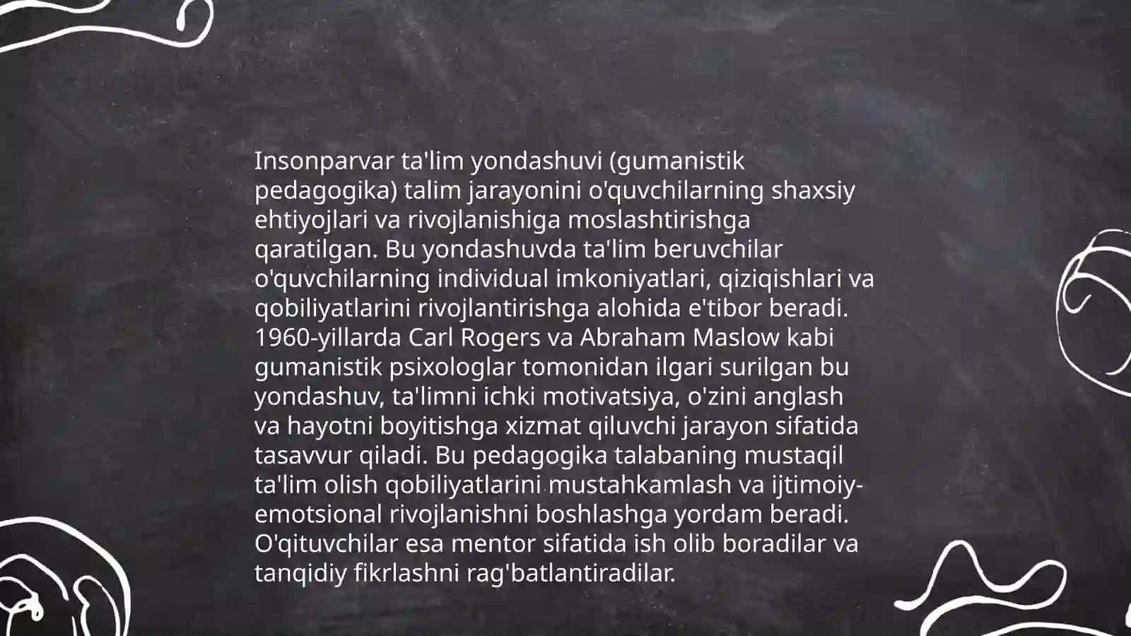 Taʼlim paradigmalari. Taʼlimni rivojlantiruvchi zamonaviy konsepsiyalar 4
