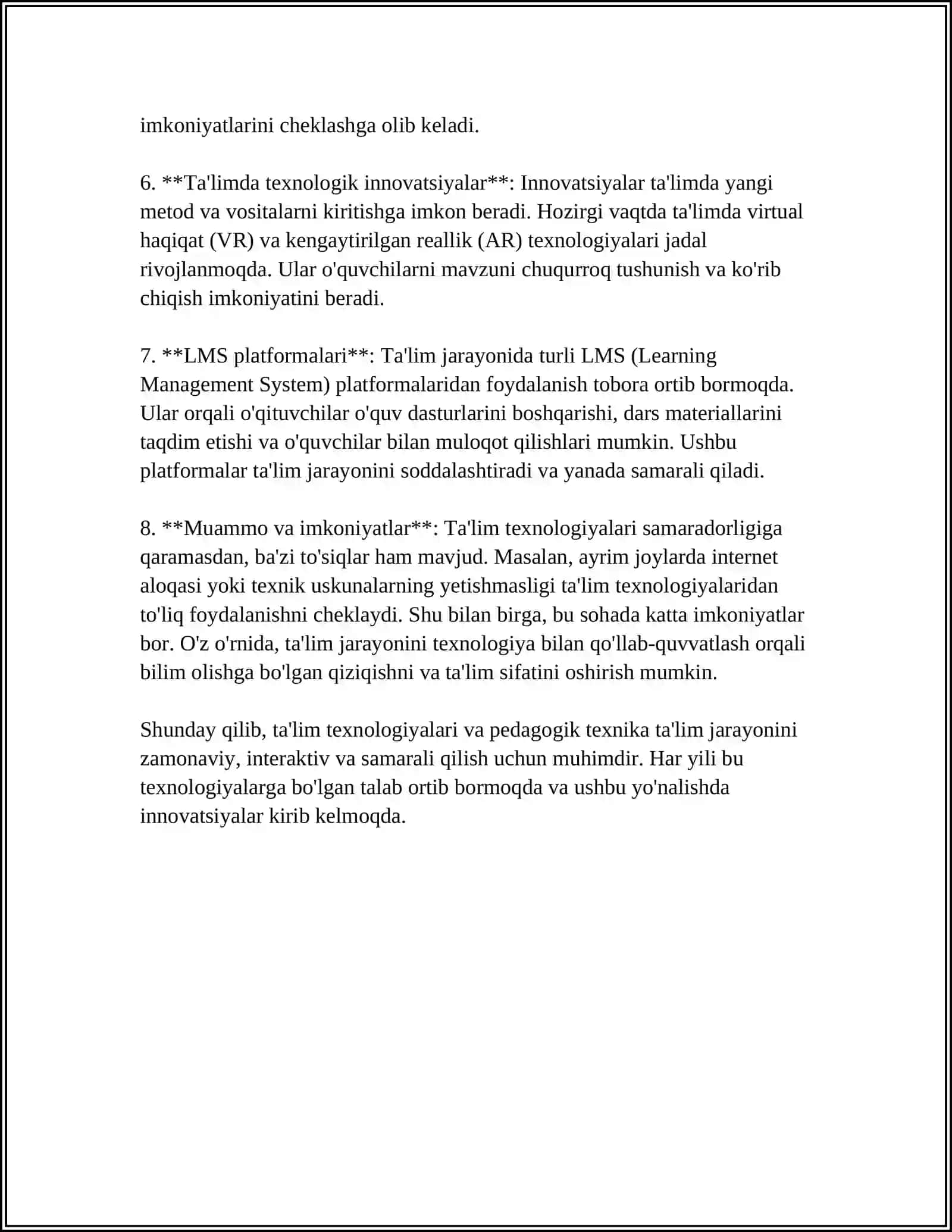 PEDAGOGIK TEXNIKA EGALLASH MAXORATI 4