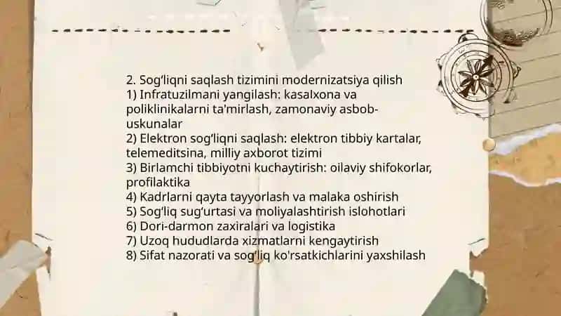 Oʻzbekiston Respublikasidagi ijtimoiy sohadagi islohatlar 4