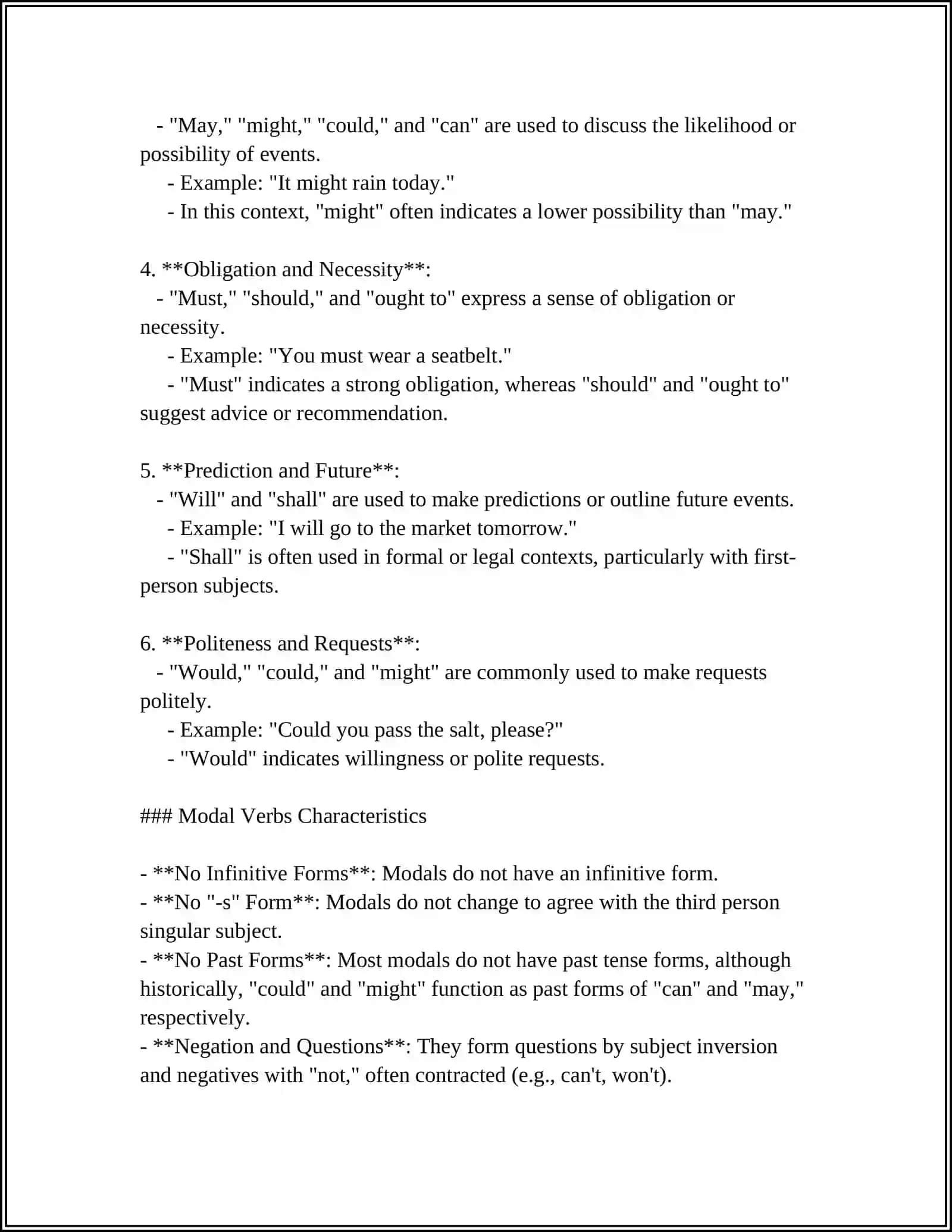 MODAL VERBS 4