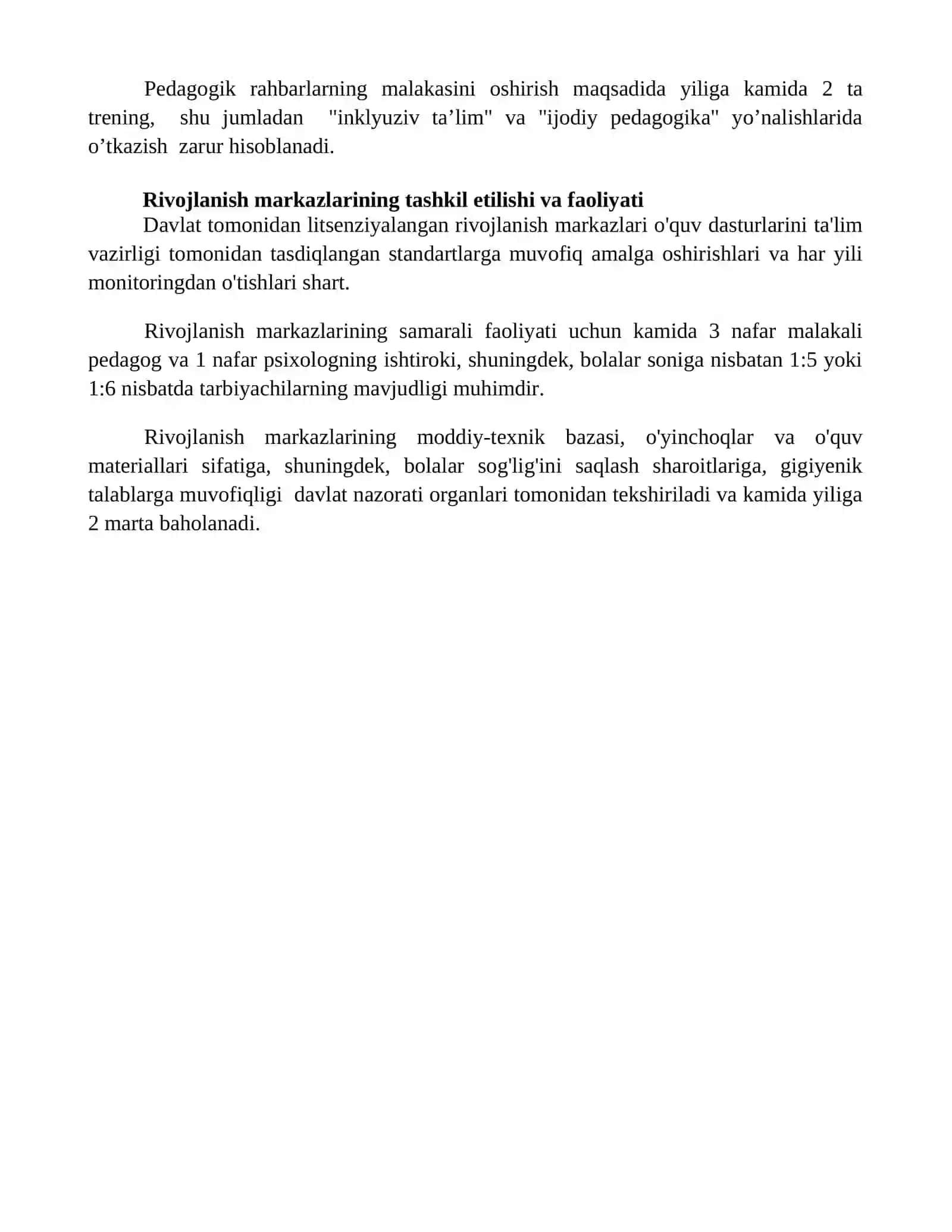 Rivojlanish markazlarida ta’limiy rahbarlik 4