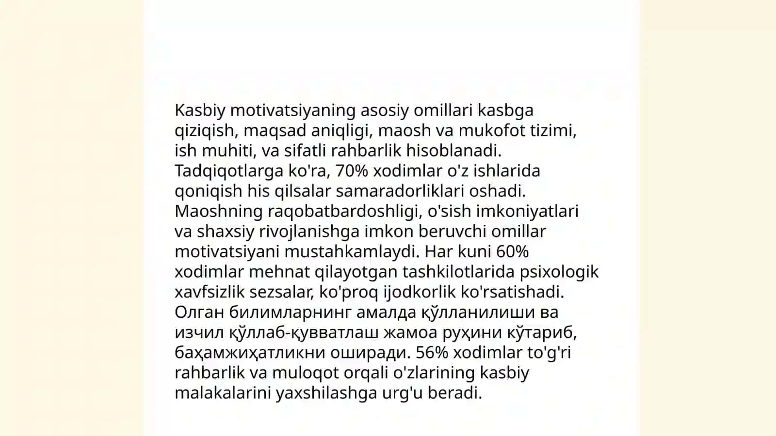 Kasbiy ijtimoiy motivlar 4