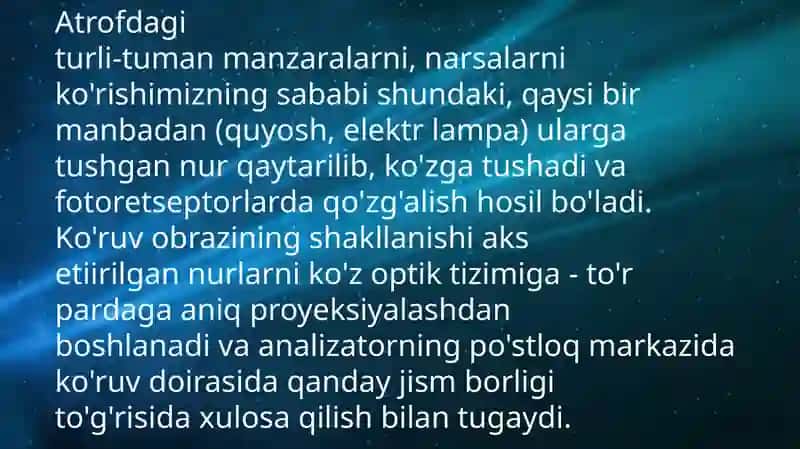 Ko'ruv analizatori 4